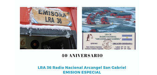 Resultado de imagen para 40 aniversario radio nacional arcangel san gabriel