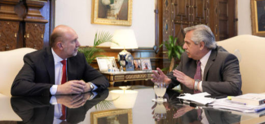 El Presidente se reunió con el gobernador de Santa Fe, Omar Perotti